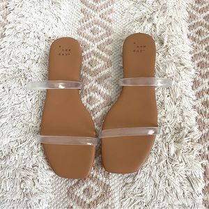 A New Day Clear Sandals